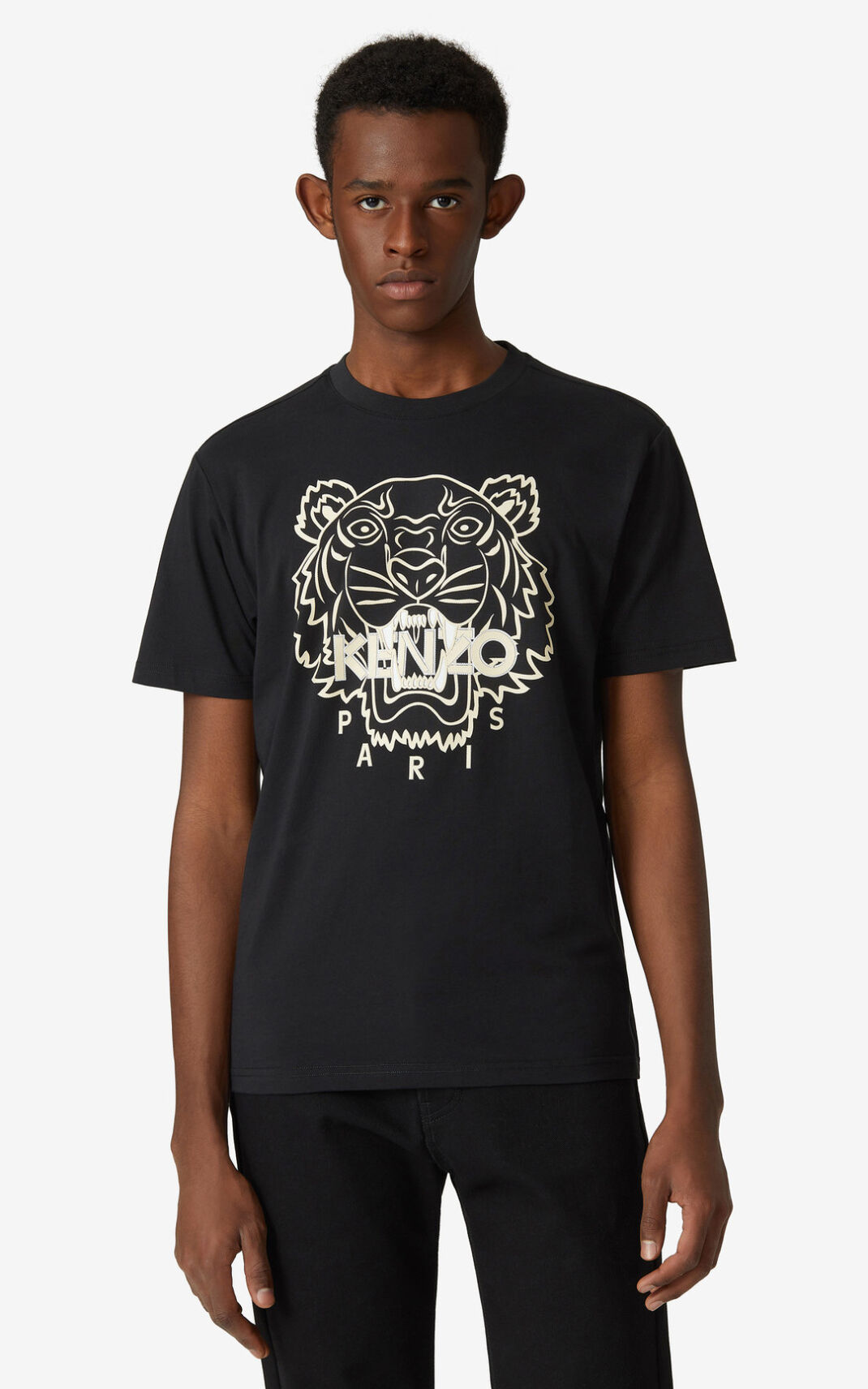 Camisetas Kenzo Tiger Hombre Negras - SKU.1557891